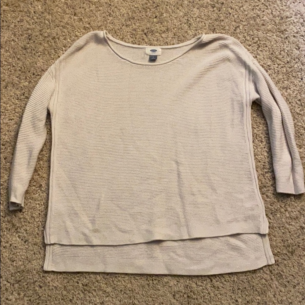 women’s cream sweater